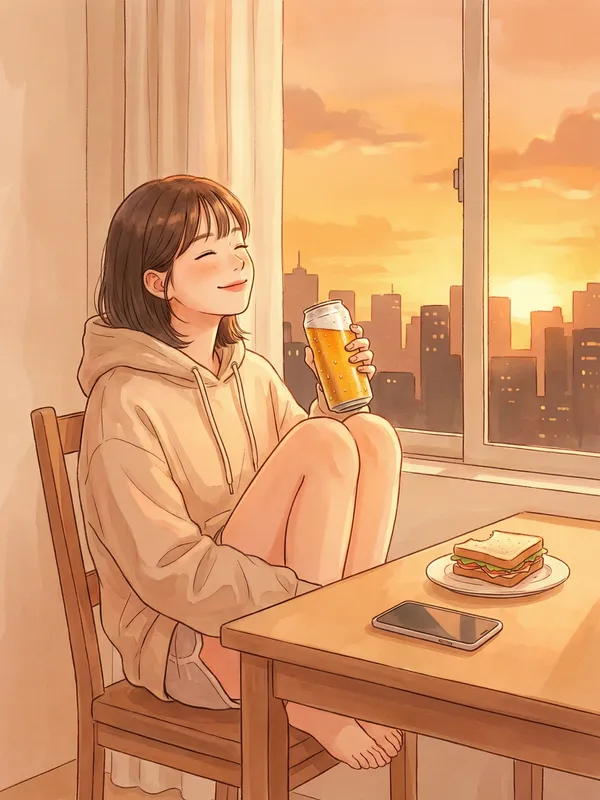 퇴근 후 맥주 한 캔